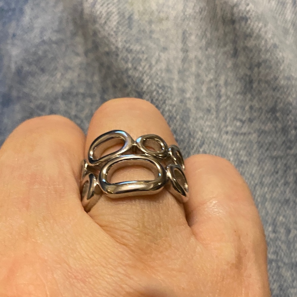 Silver Openwork Ring